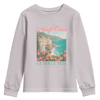 Amalfi Coast Italy Travel Trip Youth Sweatshirt La Dolce Vita Mediterranean Sea - Wonder Print Shop