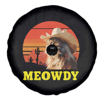 Funny Meowdy Spare Tire Cover Country Music Western Cowboy Cat - Wonder Print Shop