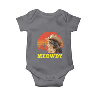 Funny Meowdy Baby Onesie Country Music Western Cowboy Cat - Wonder Print Shop