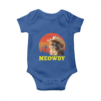 Funny Meowdy Baby Onesie Country Music Western Cowboy Cat - Wonder Print Shop