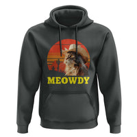 Funny Meowdy Hoodie Country Music Western Cowboy Cat - Wonder Print Shop