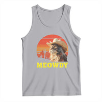 Funny Meowdy Tank Top Country Music Western Cowboy Cat - Wonder Print Shop