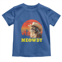 Funny Meowdy Toddler T Shirt Country Music Western Cowboy Cat - Wonder Print Shop