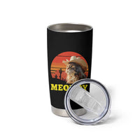 Funny Meowdy Tumbler Cup Country Music Western Cowboy Cat - Wonder Print Shop