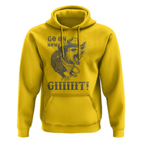 Funny Cowboy Opossum Hoodie Go On Now Git Western Country Opossum - Wonder Print Shop