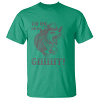 Funny Cowboy Opossum T Shirt Go On Now Git Western Country Opossum - Wonder Print Shop