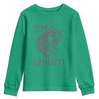 Funny Cowboy Opossum Youth Sweatshirt Go On Now Git Western Country Opossum - Wonder Print Shop