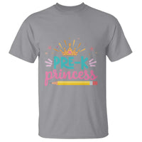 Back To School T Shirt Pre-K Princess Lovely Yellow Crown Pencil Cute Star - Wonder Print Shop