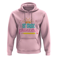 Back To School Hoodie 1ST Grade Princess Lovely Yellow Crown Pencil Cute Star - Wonder Print Shop