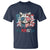 Harris'24 T Shirt Childless Cat Lady American Flag Sunglasses - Wonder Print Shop