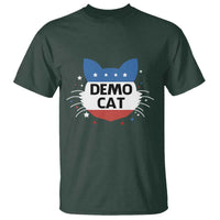 Funny American Cat T Shirt Demo Cat Star US Flag - Wonder Print Shop