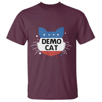 Funny American Cat T Shirt Demo Cat Star US Flag - Wonder Print Shop