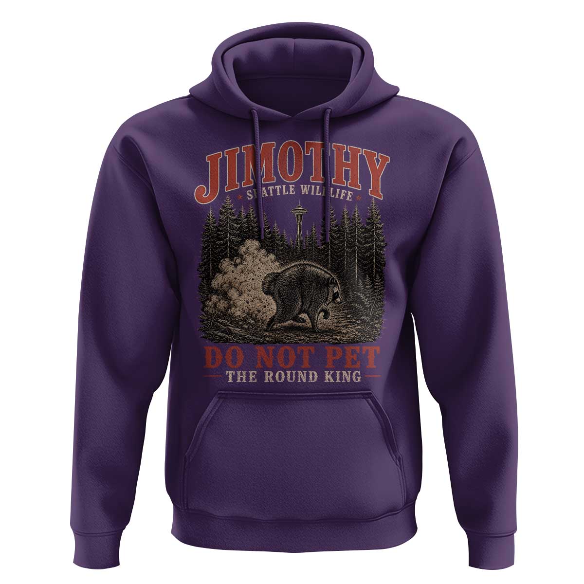 Jimothy Raccoon Seattle Wildlife Hoodie Do Not Pet The Round King Funny Viral Trash Panda