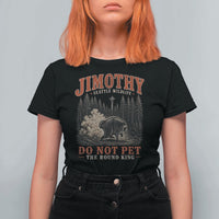 Jimothy Raccoon Seattle Wildlife T Shirt For Women Do Not Pet The Round King Funny Viral Trash Panda