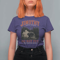 Jimothy Raccoon Seattle Wildlife T Shirt For Women Do Not Pet The Round King Funny Viral Trash Panda