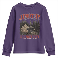 Jimothy Raccoon Seattle Wildlife Youth Sweatshirt Do Not Pet The Round King Funny Viral Trash Panda