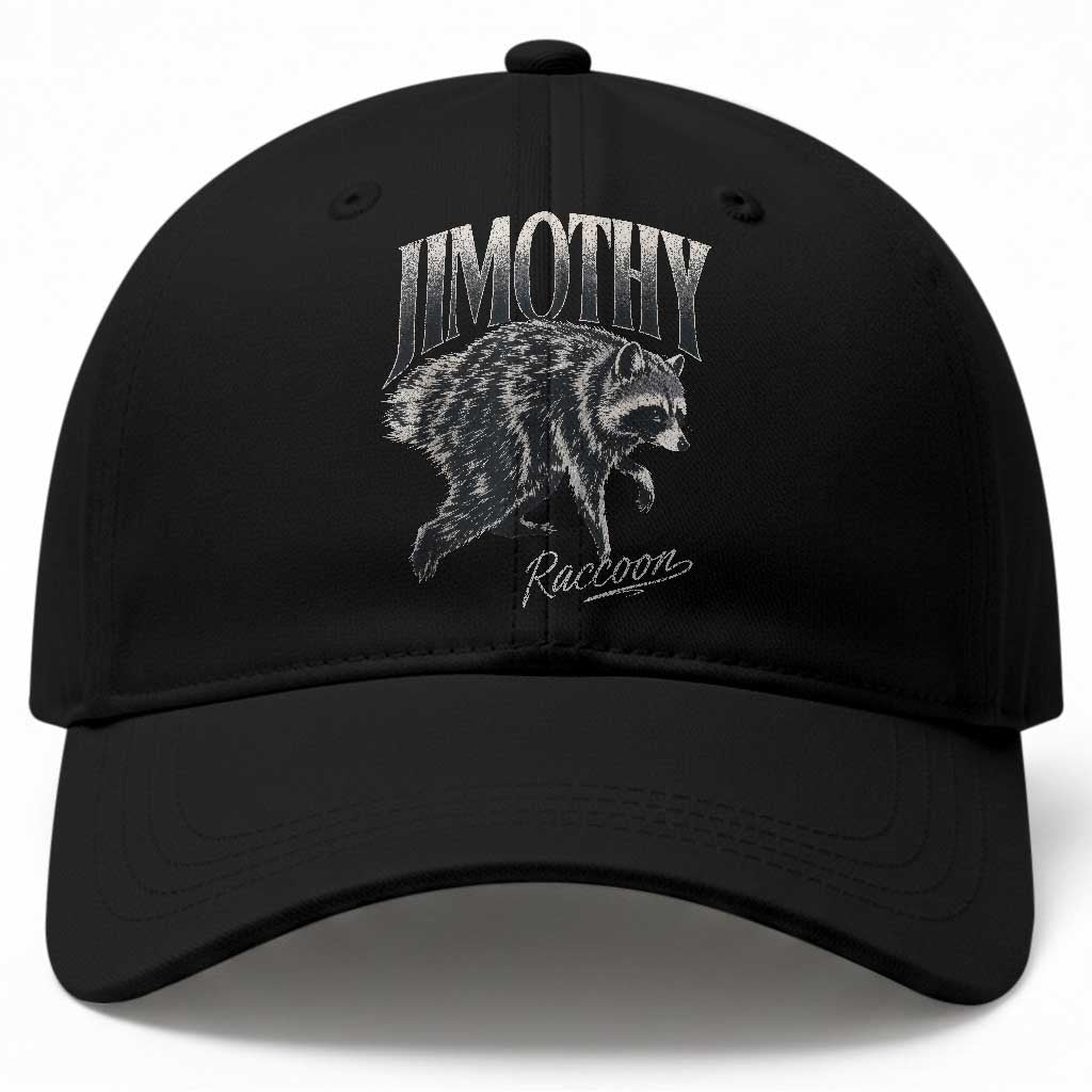Jimothy Raccoon Baseball Cap Funny Seattle Trash Panda Wildlife