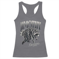 Jimothy Raccoon Racerback Tank Top Funny Seattle Trash Panda Wildlife