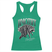 Jimothy Raccoon Racerback Tank Top Funny Seattle Trash Panda Wildlife