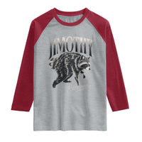 Jimothy Raccoon Raglan Shirt Funny Seattle Trash Panda Wildlife