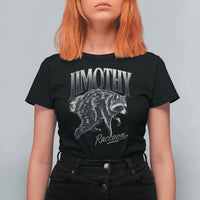 Jimothy Raccoon T Shirt For Women Funny Seattle Trash Panda Wildlife