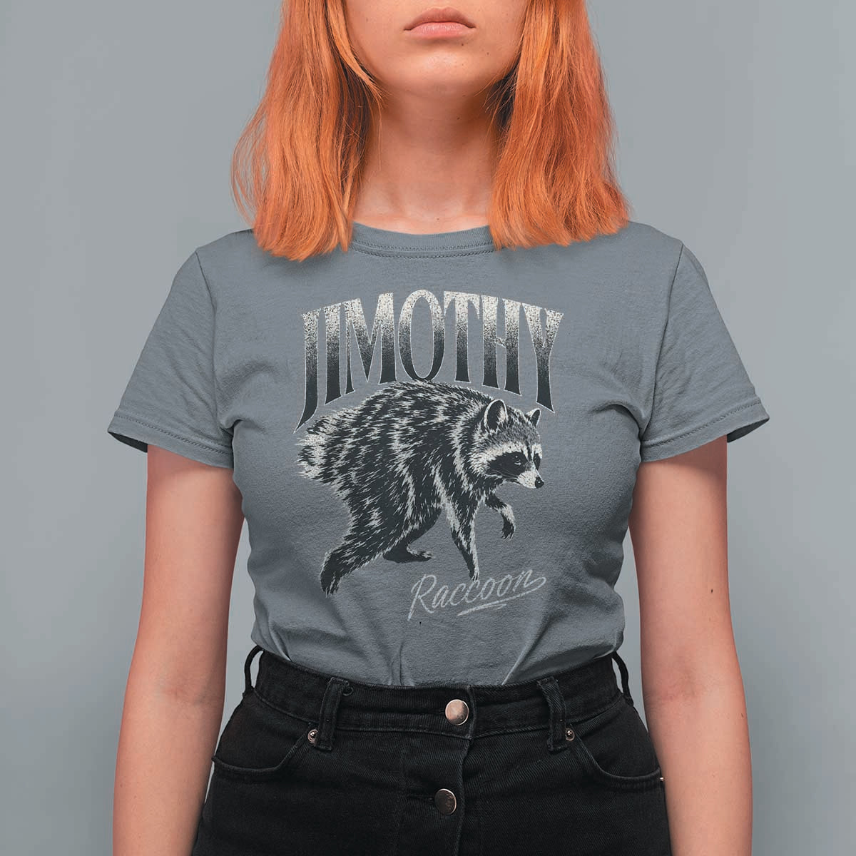 Jimothy Raccoon T Shirt For Women Funny Seattle Trash Panda Wildlife