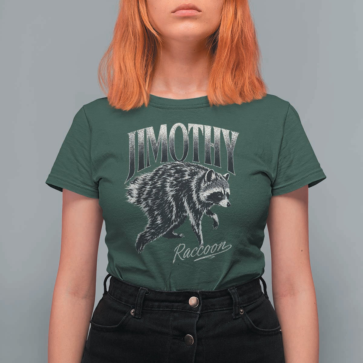 Jimothy Raccoon T Shirt For Women Funny Seattle Trash Panda Wildlife