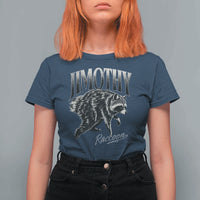 Jimothy Raccoon T Shirt For Women Funny Seattle Trash Panda Wildlife