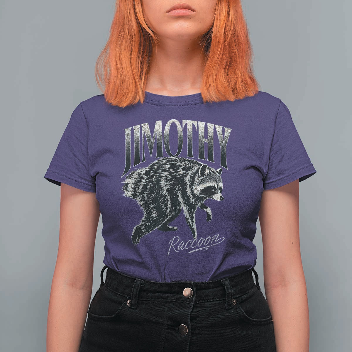 Jimothy Raccoon T Shirt For Women Funny Seattle Trash Panda Wildlife