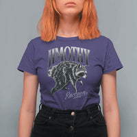Jimothy Raccoon T Shirt For Women Funny Seattle Trash Panda Wildlife