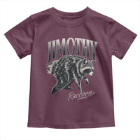 Jimothy Raccoon Toddler T Shirt Funny Seattle Trash Panda Wildlife