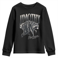 Jimothy Raccoon Youth Sweatshirt Funny Seattle Trash Panda Wildlife