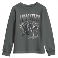 Jimothy Raccoon Youth Sweatshirt Funny Seattle Trash Panda Wildlife