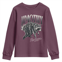 Jimothy Raccoon Youth Sweatshirt Funny Seattle Trash Panda Wildlife