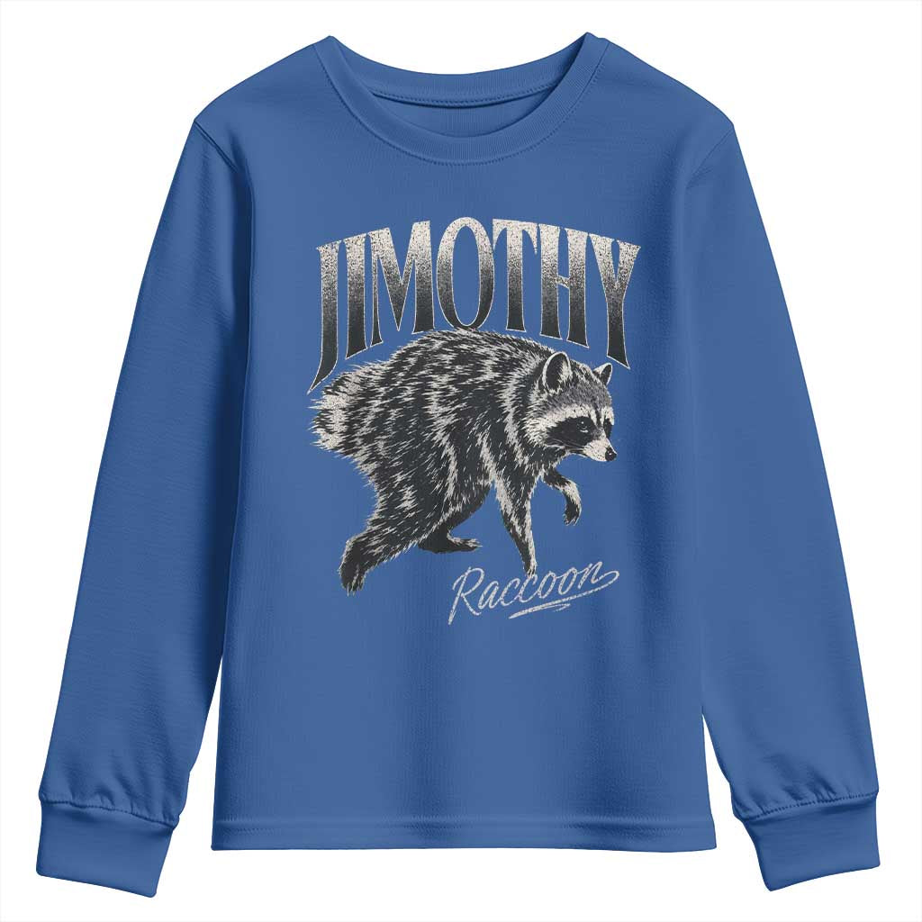 Jimothy Raccoon Youth Sweatshirt Funny Seattle Trash Panda Wildlife