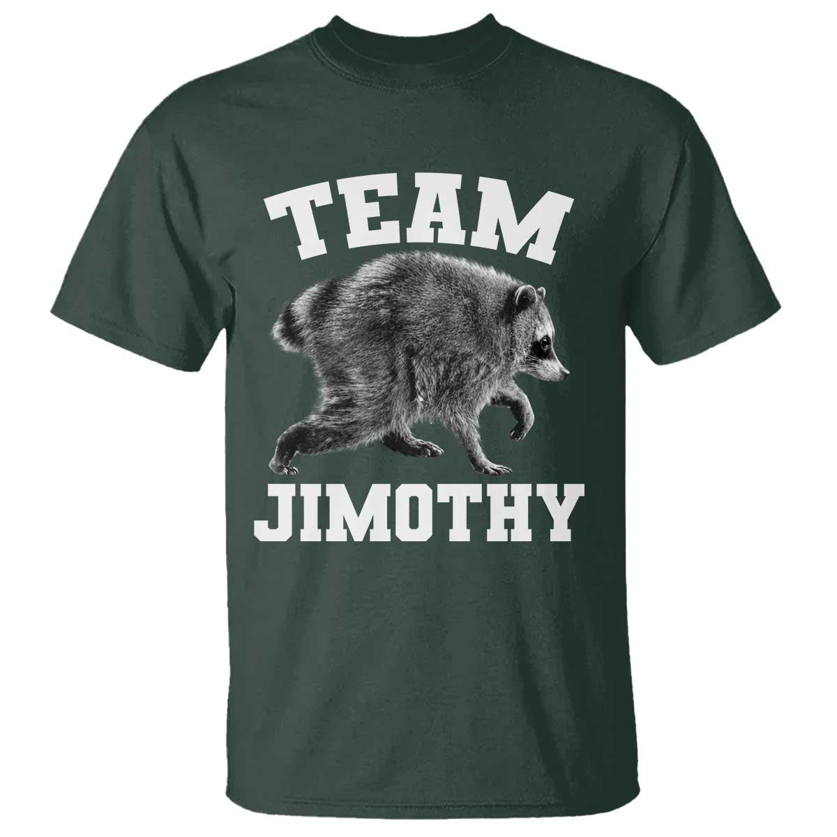 Team Jimothy Raccoon T Shirt Funny Seattle Trash Panda Lover