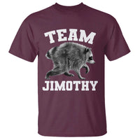 Team Jimothy Raccoon T Shirt Funny Seattle Trash Panda Lover