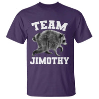 Team Jimothy Raccoon T Shirt Funny Seattle Trash Panda Lover