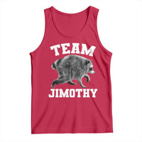 Team Jimothy Raccoon Tank Top Funny Seattle Trash Panda Lover