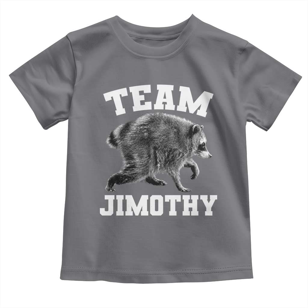 Team Jimothy Raccoon Toddler T Shirt Funny Seattle Trash Panda Lover
