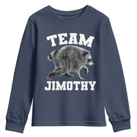 Team Jimothy Raccoon Youth Sweatshirt Funny Seattle Trash Panda Lover