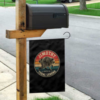 Jimothy Raccoon Seattle Feral Legend Garden Flag Funny Trash Panda Meme Retro