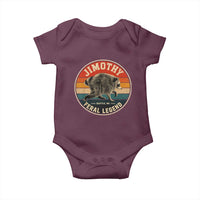 Jimothy Raccoon Seattle Feral Legend Baby Onesie Funny Trash Panda Meme Retro