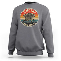 Jimothy Raccoon Seattle Feral Legend Sweatshirt Funny Trash Panda Meme Retro