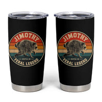 Jimothy Raccoon Seattle Feral Legend Tumbler Cup Funny Trash Panda Meme Retro
