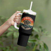 Jimothy Raccoon Seattle Feral Legend Tumbler With Handle Funny Trash Panda Meme Retro