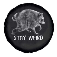 Jimothy the Raccoon Funny Stay Weird Spare Tire Cover Seattle Short Spine Trash Panda