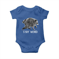 Jimothy the Raccoon Funny Stay Weird Baby Onesie Seattle Short Spine Trash Panda