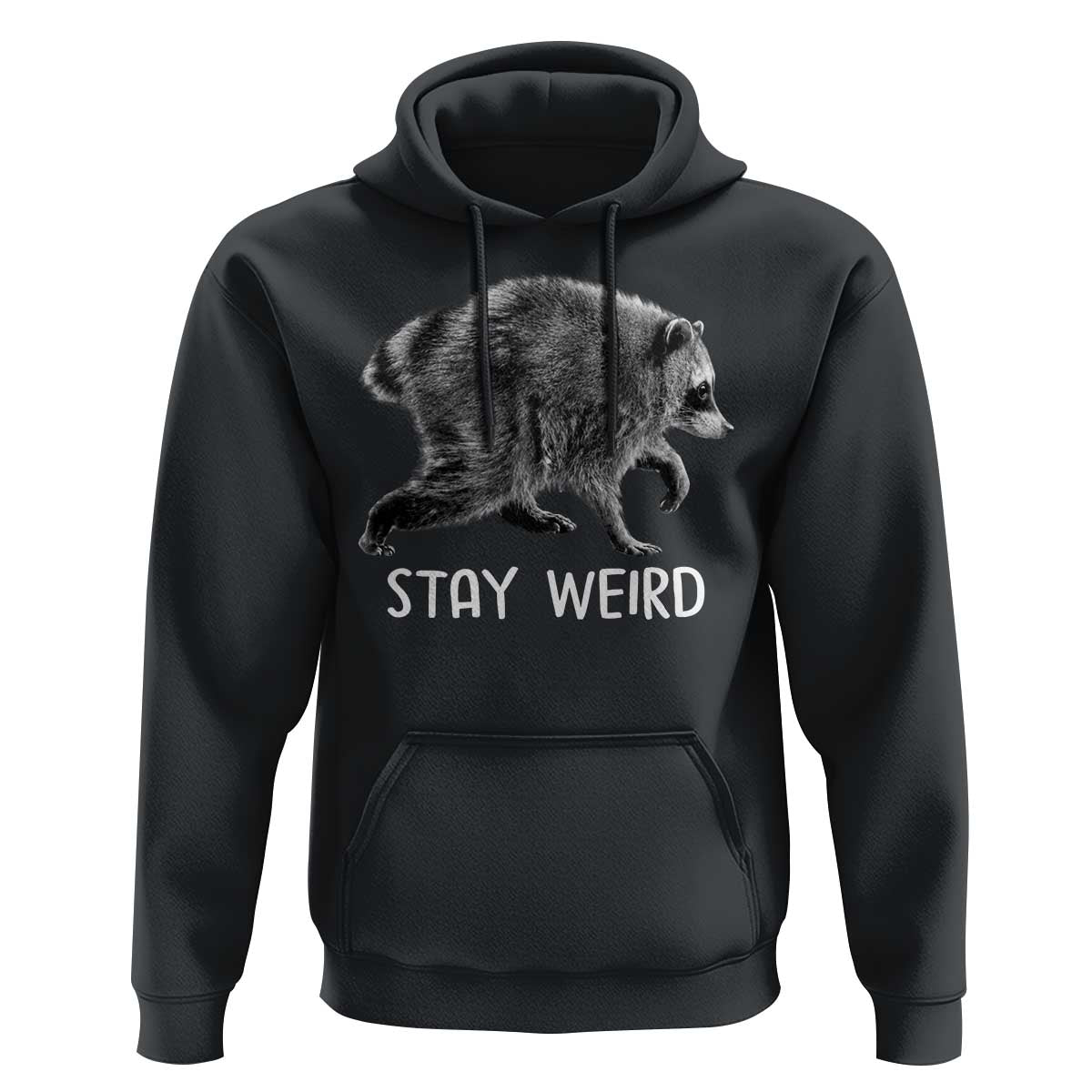 Jimothy the Raccoon Funny Stay Weird Hoodie Seattle Short Spine Trash Panda