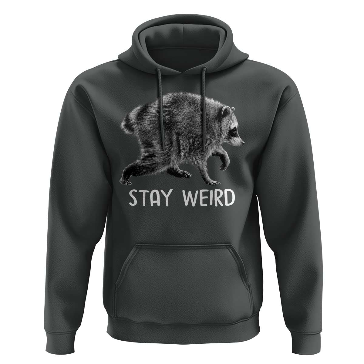 Jimothy the Raccoon Funny Stay Weird Hoodie Seattle Short Spine Trash Panda